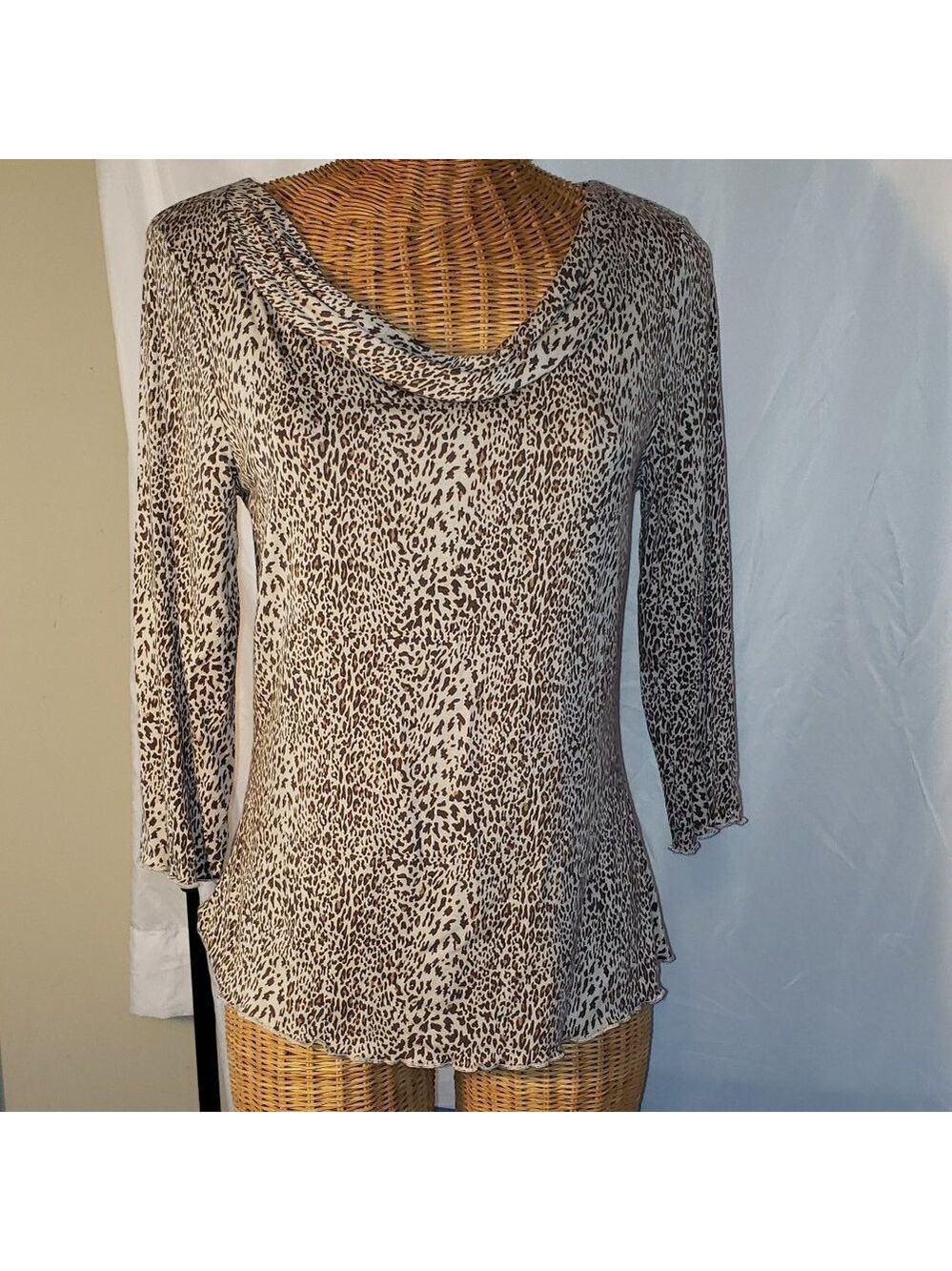 Ladies JESSICA Animal Print Boat Neck Tunic - S/P